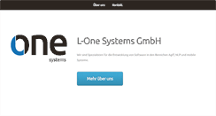 Desktop Screenshot of l-one.de